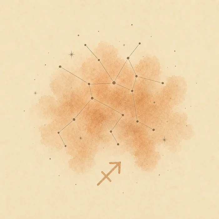 Sagittarius illustration